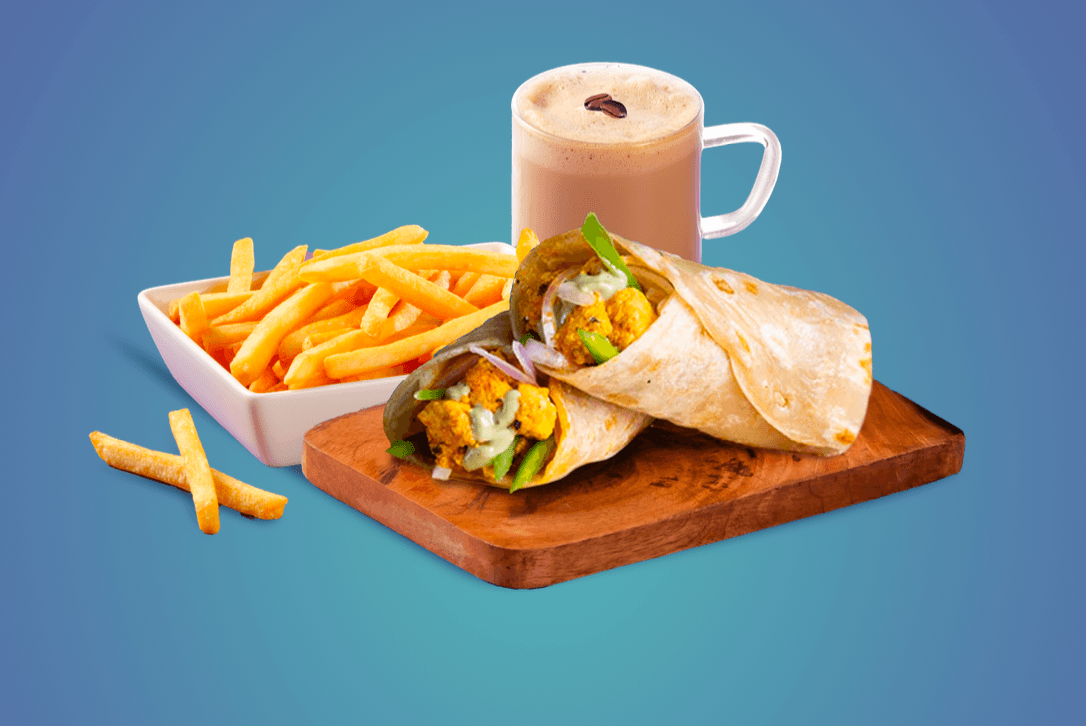 Non-Veg Wrap Coffee Combo